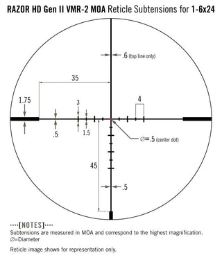 Lunette Razor 1-6X24 HD VORTEX OPTICS